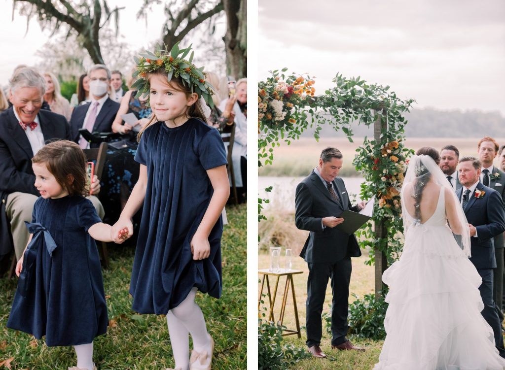 Autumn inspired wedding with marigold, cream, apricot and rust