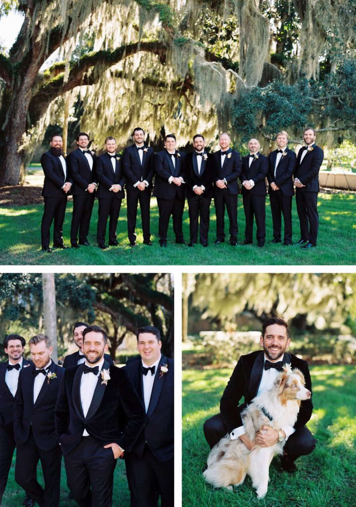 Bride and groom portraits at Jekyll Island Club by Amanda Olivia Photography