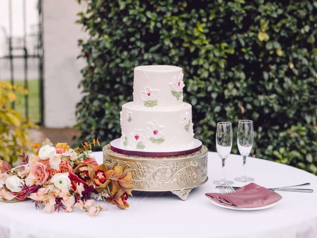 Wedding reception on the wrap-around porch of Crane Cottage