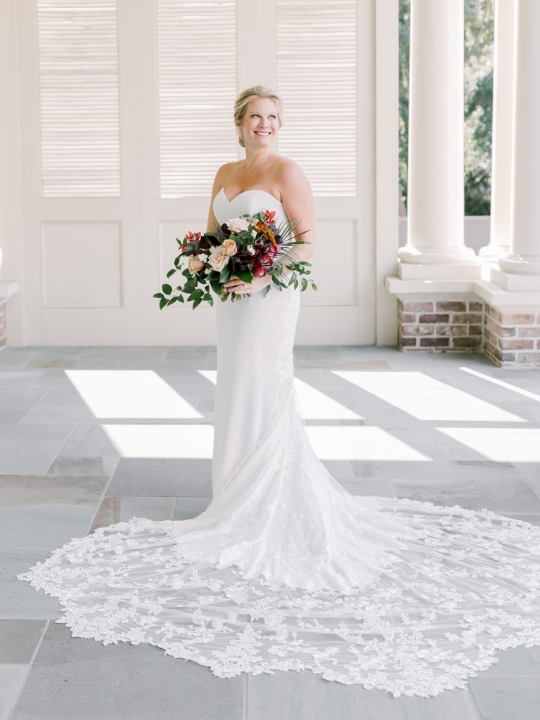 Bridal portraits at Sea Pines Resort