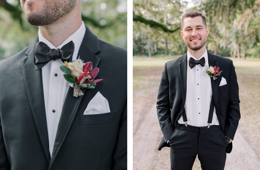 Groom portrait at Sea Pines Resort