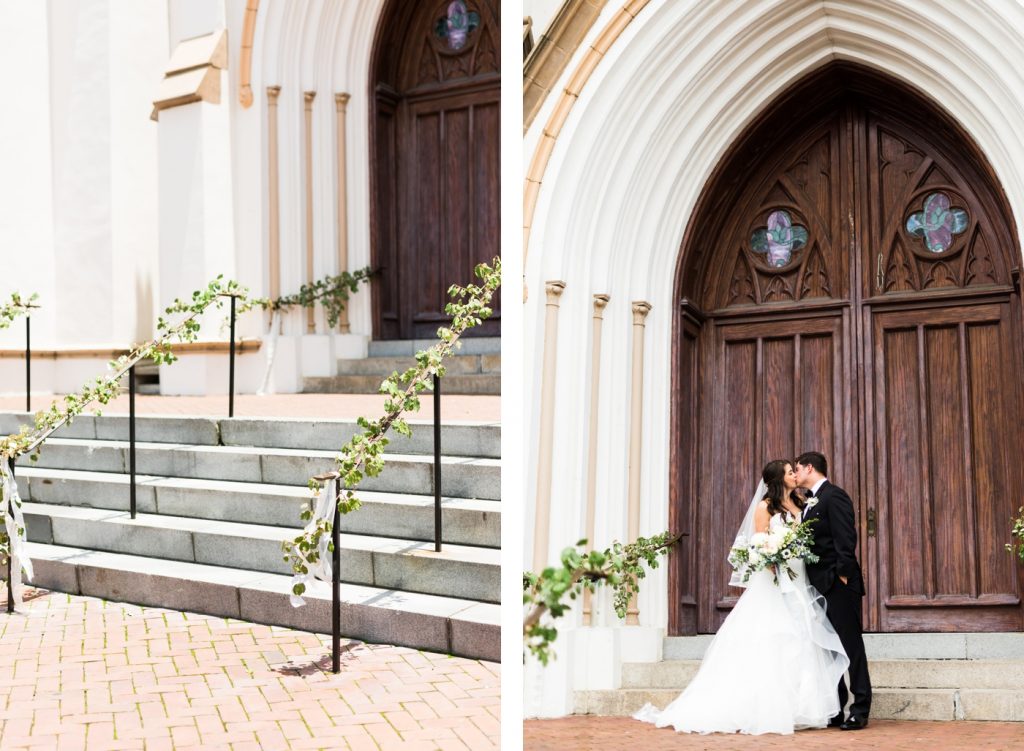 Wedding ceremony at Cathedral Basilica of St. John the Baptist