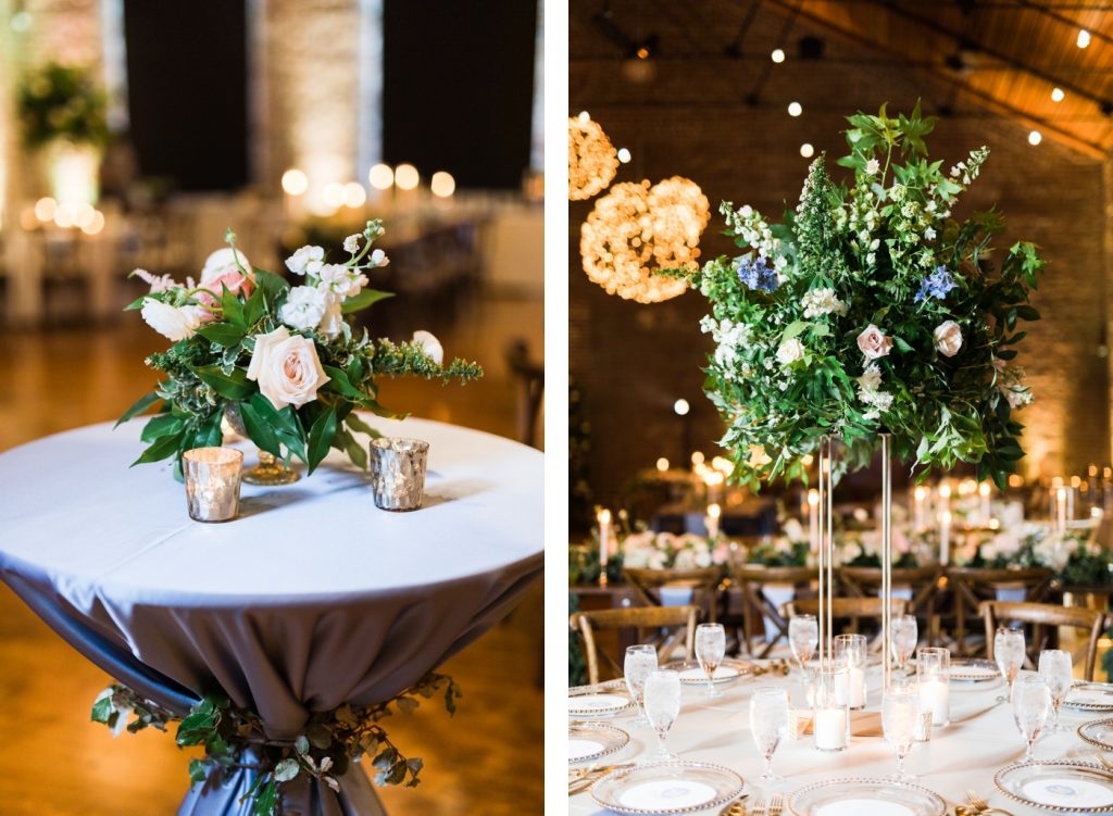 Charles H Morris Center wedding with flowers by Gray Harper