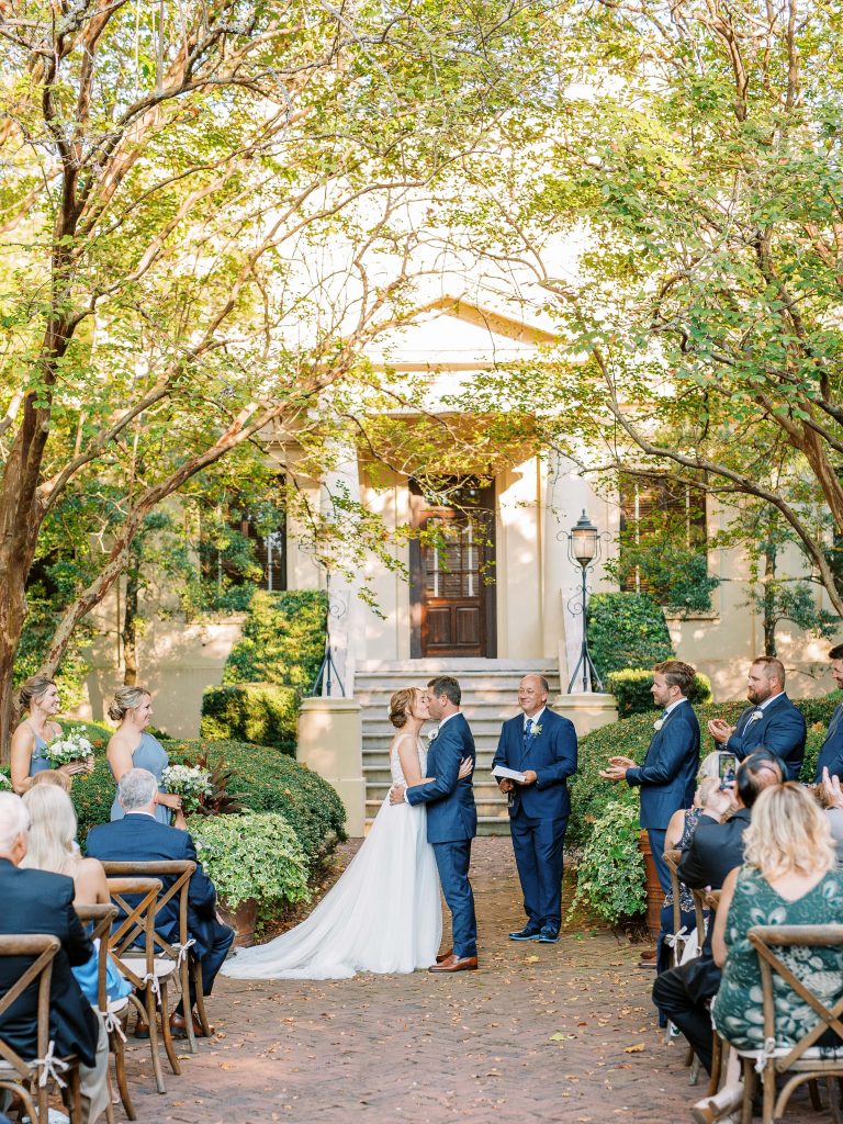 Savannah wedding ceremony at Ships of the Sea Maritime Museum