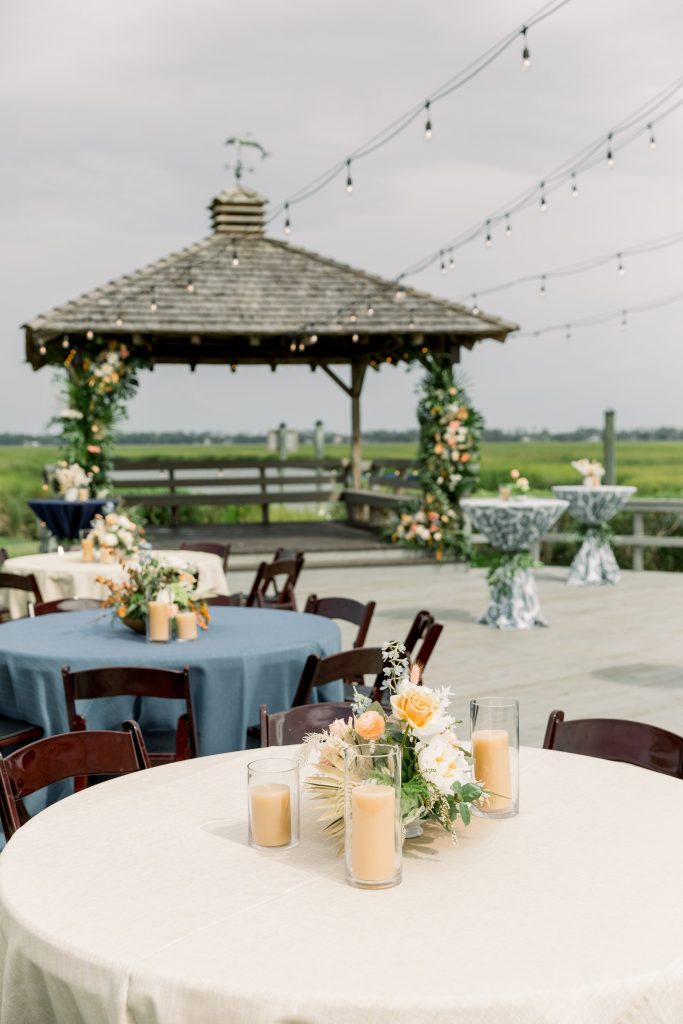 Village Creek Landing wedding welcome party decor