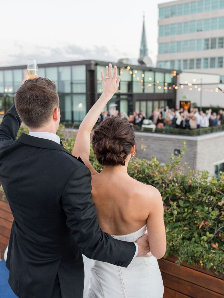 Rooftop wedding