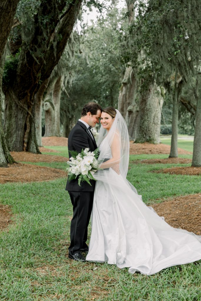 Bride and groom portraits at Sea Island Resort wedding