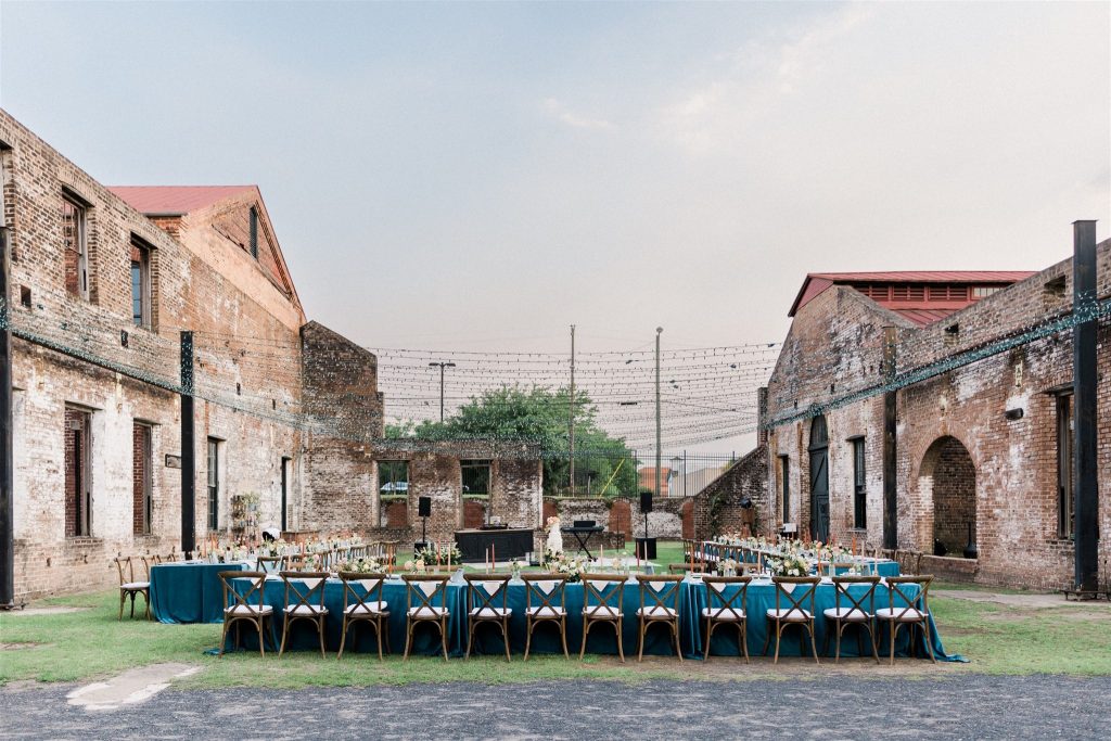 Georgia State Railroad Museum wedding reception