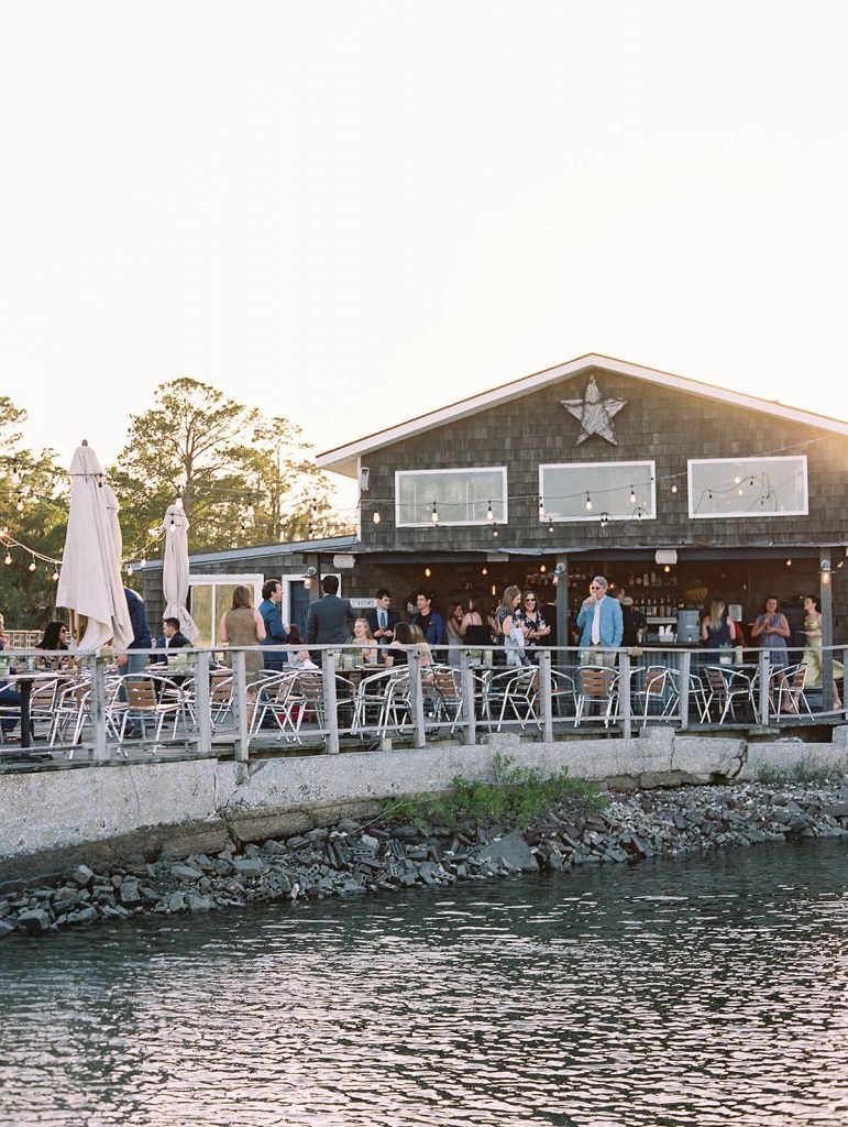 Wedding Reception at the Wyld Dock Bar in Savannah
