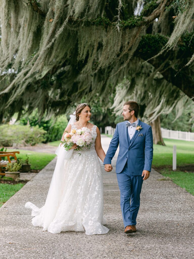 Southern bride and groom