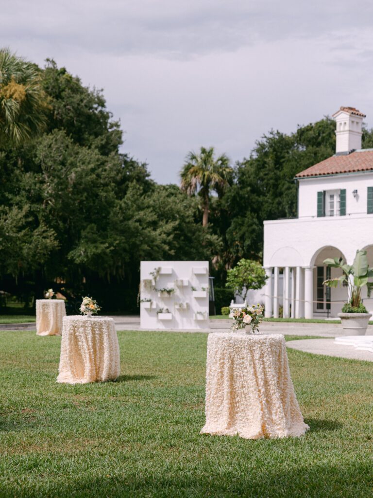 Crane Cottage wedding reception