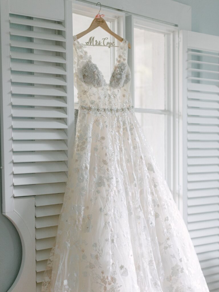 lace a line wedding dress