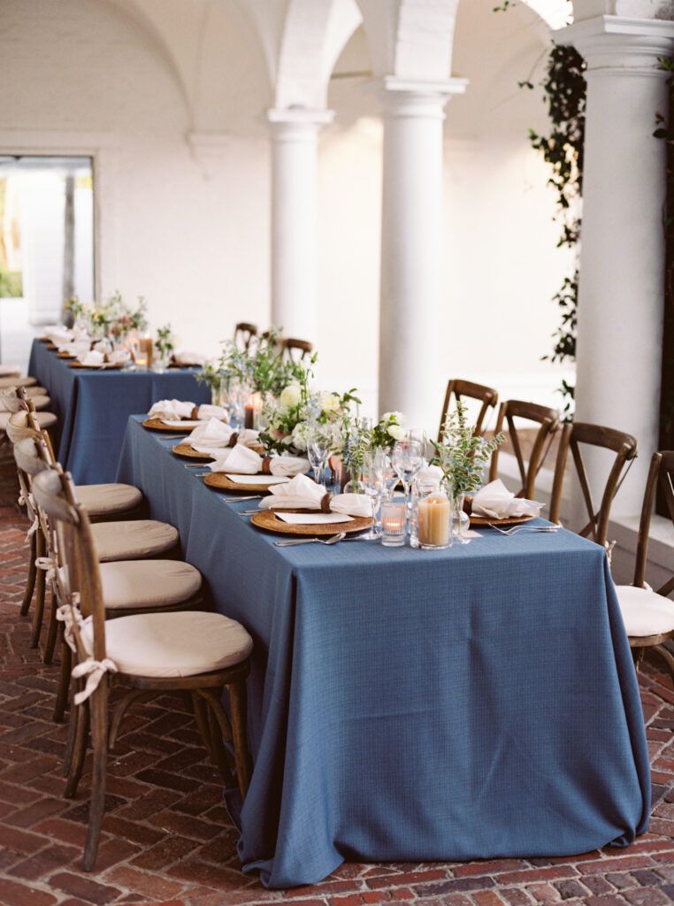 Crane cottage wedding reception