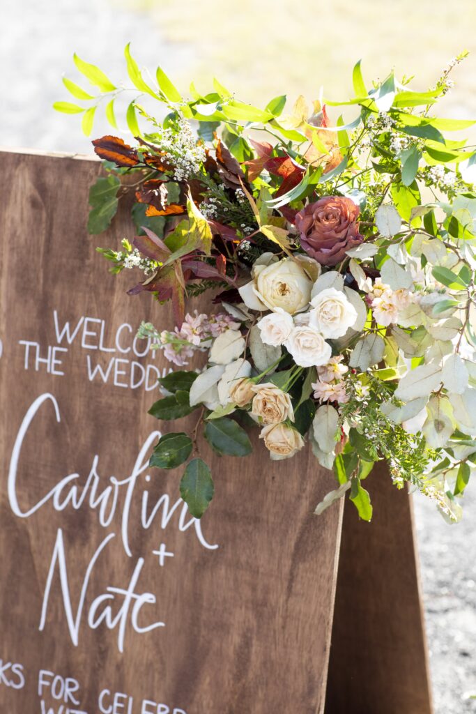 Fall wedding flowers